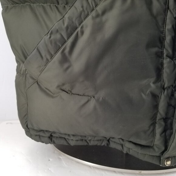 Polo Ralph Lauren Puffer Down Vest Mens 2XB Big Green Jacket Full Zip VINTAGE - Picture 6 of 12